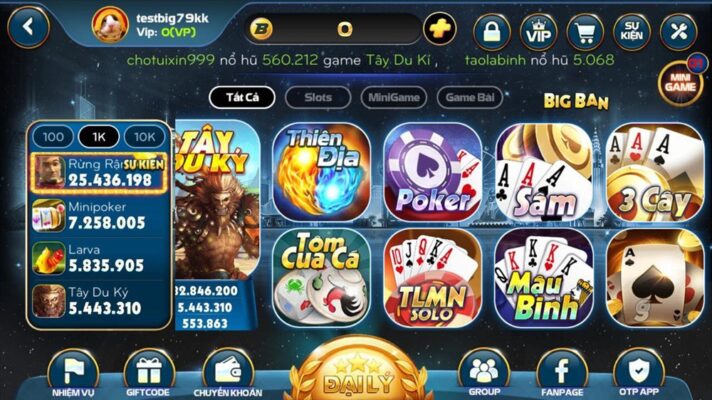 Cổng game Rikvip