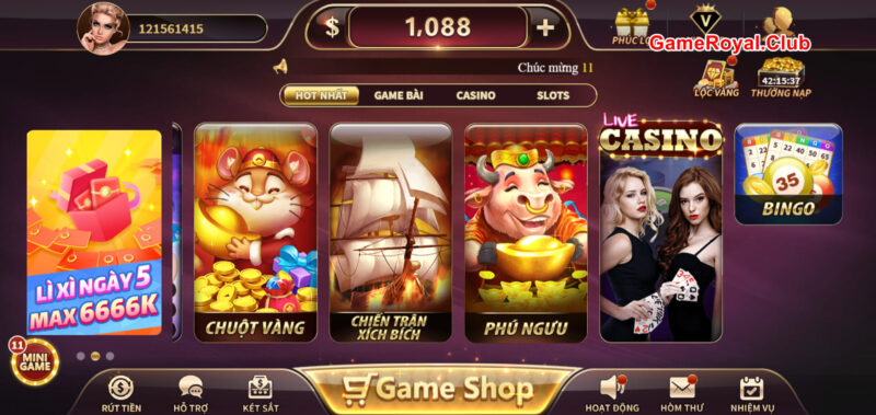 Royal club game bài đổi thưởng có gì thú vị?