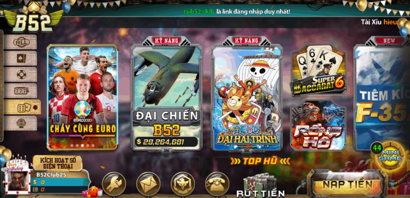 Hướng dẫn tải game bài B52 đổi thưởng 