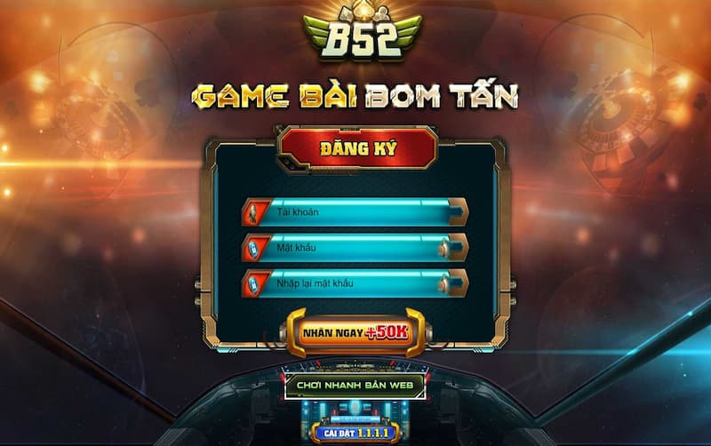 Cách đăng ký tài khoản tại cổng game B52