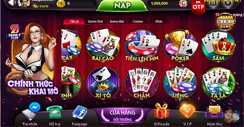 Cổng game Zenky Club