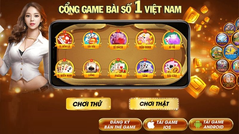 Kho game bài đa dạng, đổi thưởng uy tín