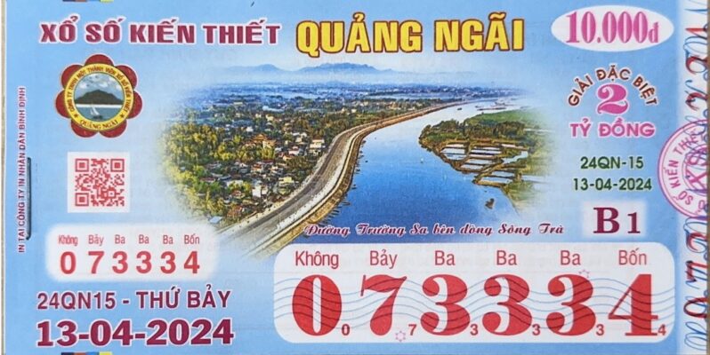 Xem kết quả xổ số Quảng Ngãi